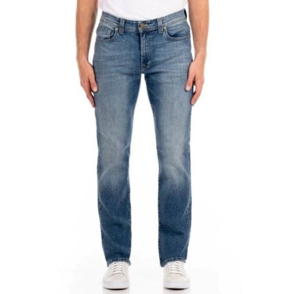 Fidelity Jean Mens 32x34 Blue Jimmy Slim Straight‎ Fall 2020 Style M6039 Stretch - Picture 1 of 12